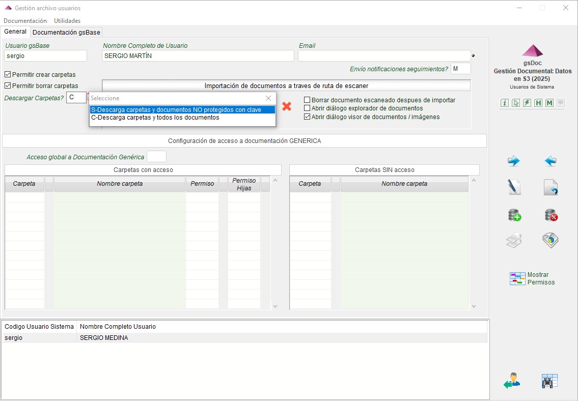 Descarga masiva de documentos con gsDoc